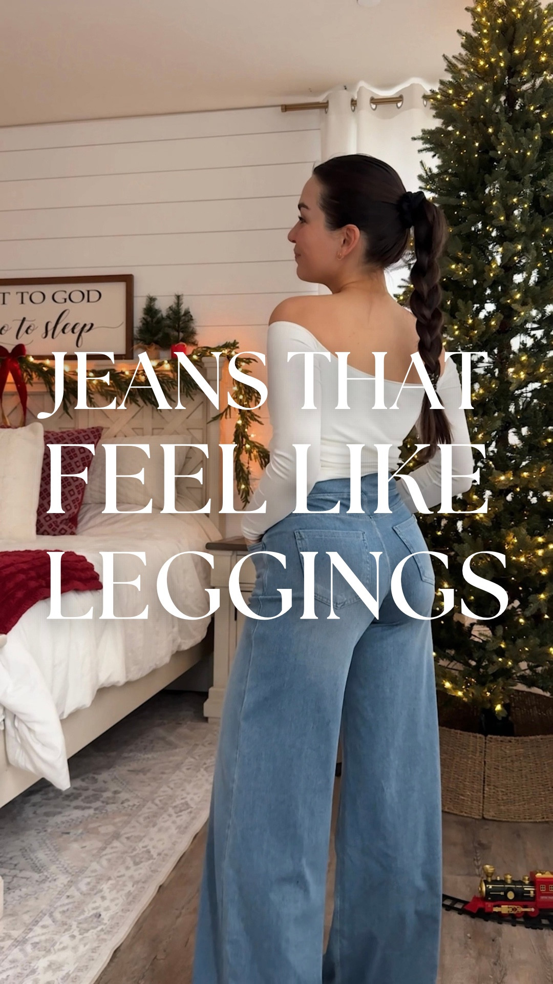 These jeans are so stretchy and comfortable that I can actually MOVE in them 😍 the perfect everyday jeans that look put-together but feel like loungewear! From @halara_official 🤍 use my code evapau0 for 15% off full-price items! 

stretchy jeans, comfortable jeans, ootd, outfit ideas, comfy outfit, wide leg jeans, high stretch jeans, casual outfits, mom jeans #halara #halarajeans #comfyjeans

#LTKFindsUnder100 #LTKmomlife #LTKBeauty