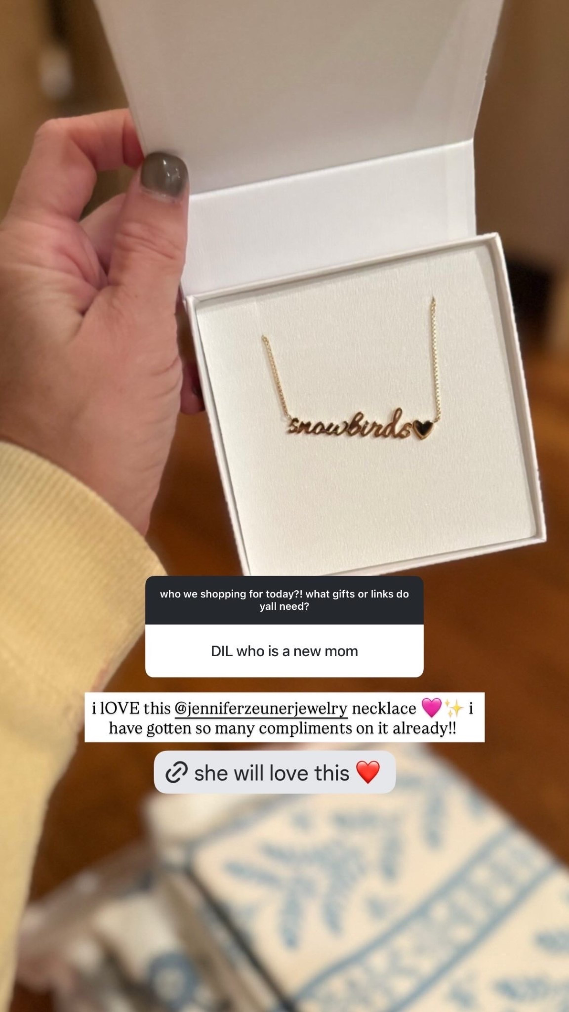 I love the idea of a personalized name necklace as a gift! Such a thoughtful one! 

#LTKmomlife #LTKHoliday #LTKGiftGuide