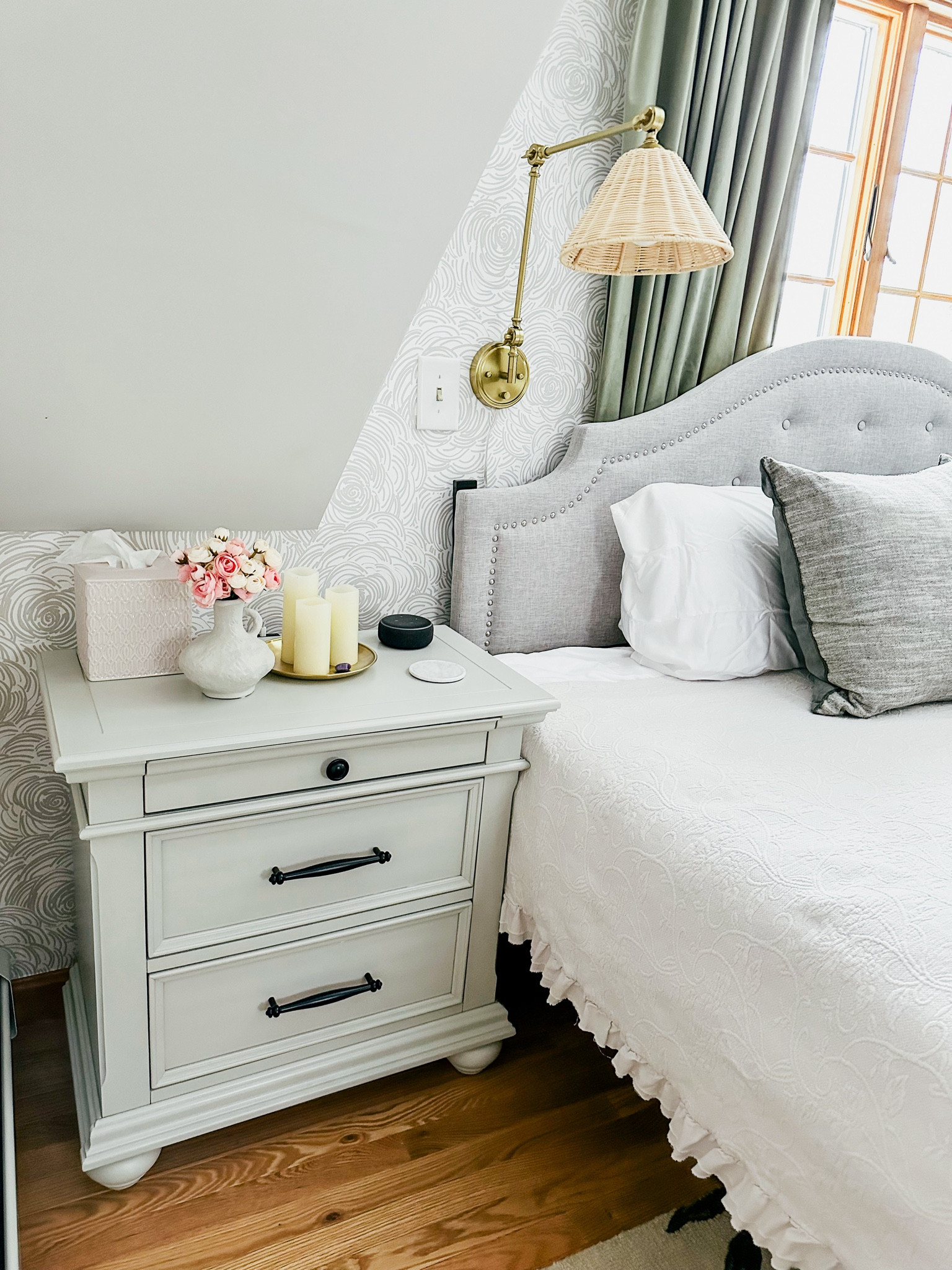 A quick bedroom refresh! I am absolutely amazed and could not be happier with the quality of all of these products! I’m loving my bedroom again!

Bedside table on sale! ‼️

#LTKhome #LTKsalealert