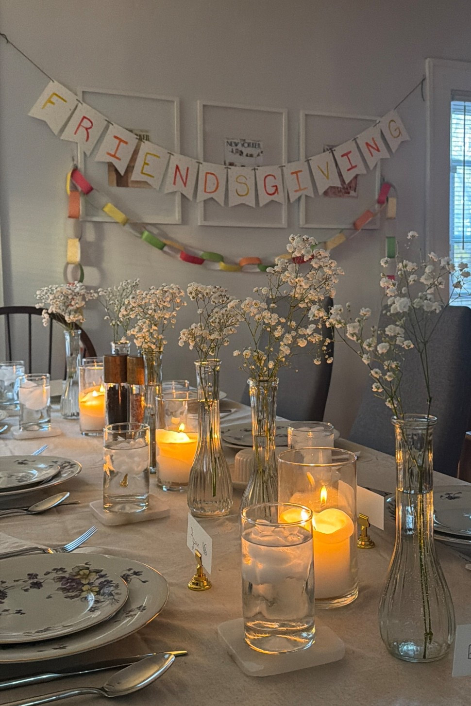 Friendsgiving Table Setting 🕯️🍽️🍷 

#LTKSeasonal #LTKHome #LTKHoliday