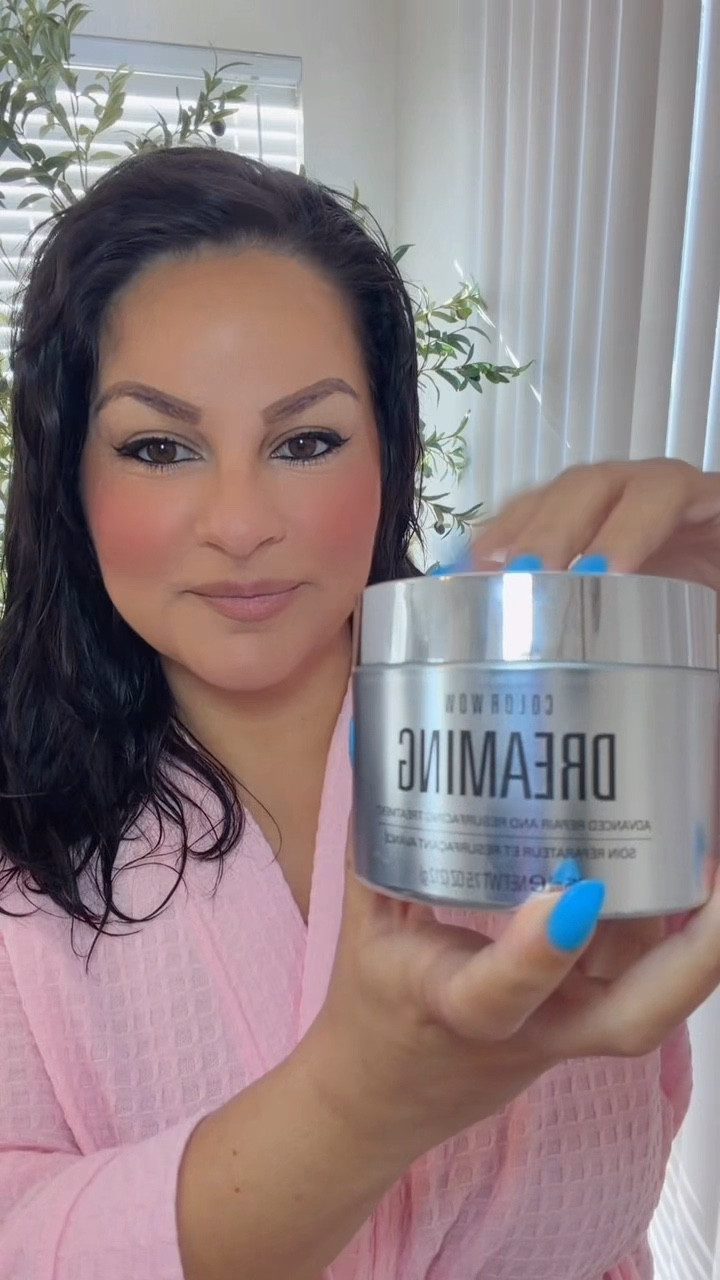 Dry damaged hair? I’ve been using Color Wow Dreaming Advanced Repair and Resurfacing Treatment to bring my hair back to life. #hair #hairtreatment #colorwow #hairstyle

#LTKgrwm #LTKselfcare #LTKmomlife