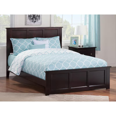 AFI Furnishings Madison Espresso Full Wood Bed Frame | Lowe's