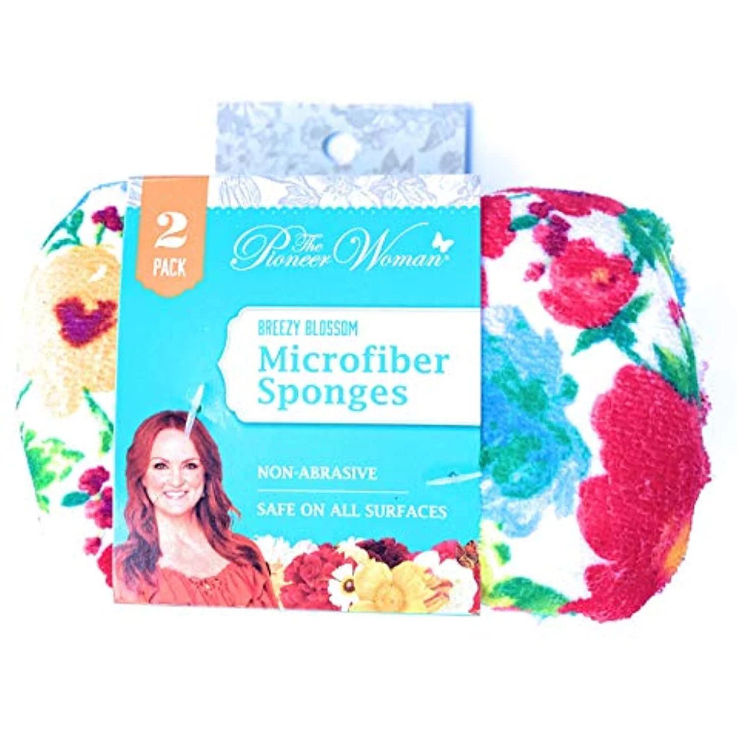 Best Brands Pioneer Woman 2 Pack Gorgeous Garden Microfiber Kitchen SPONGES | Walmart (US)