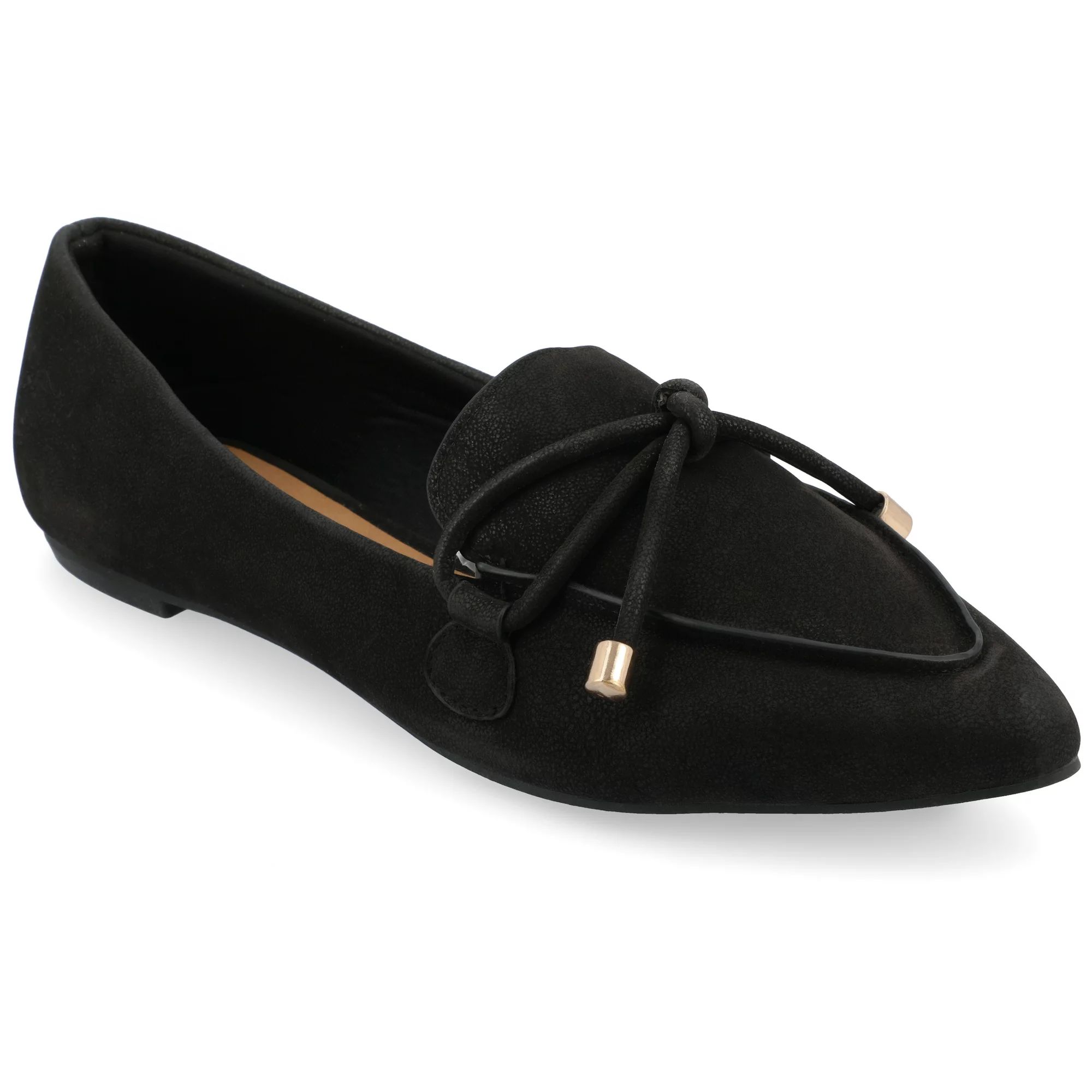 Journee Collection Womens Muriel Slip On Pointed Toe Loafer Flats | Walmart (US)