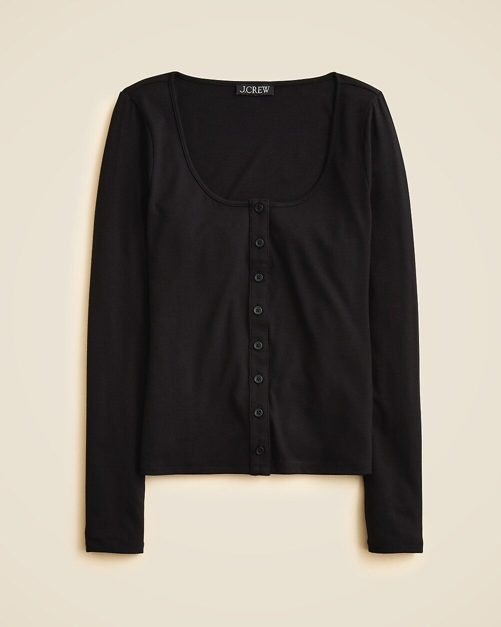 Refined rib scoopneck cardigan top | J. Crew US