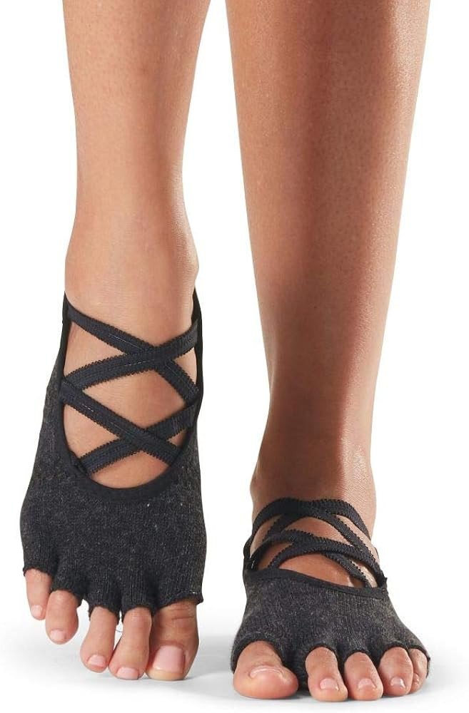 ToeSox Grip Pilates Barre Socks – Non Slip Elle Half Toe for Yoga & Ballet | Amazon (US)