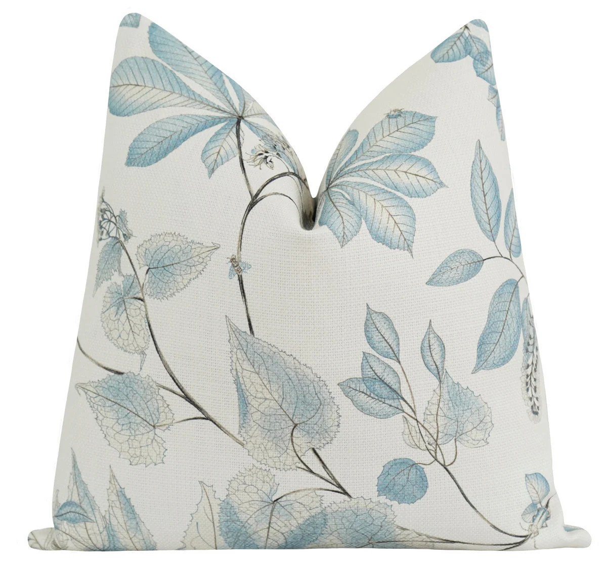 Ruppert Blue Foliage Pillow | Land of Pillows