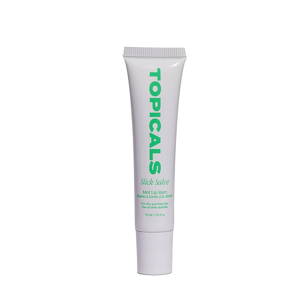Topicals Slick Salve Mint Glossy Lip Balm | Soothes Discomfort, Strengthens Barrier and Provides ... | Amazon (US)