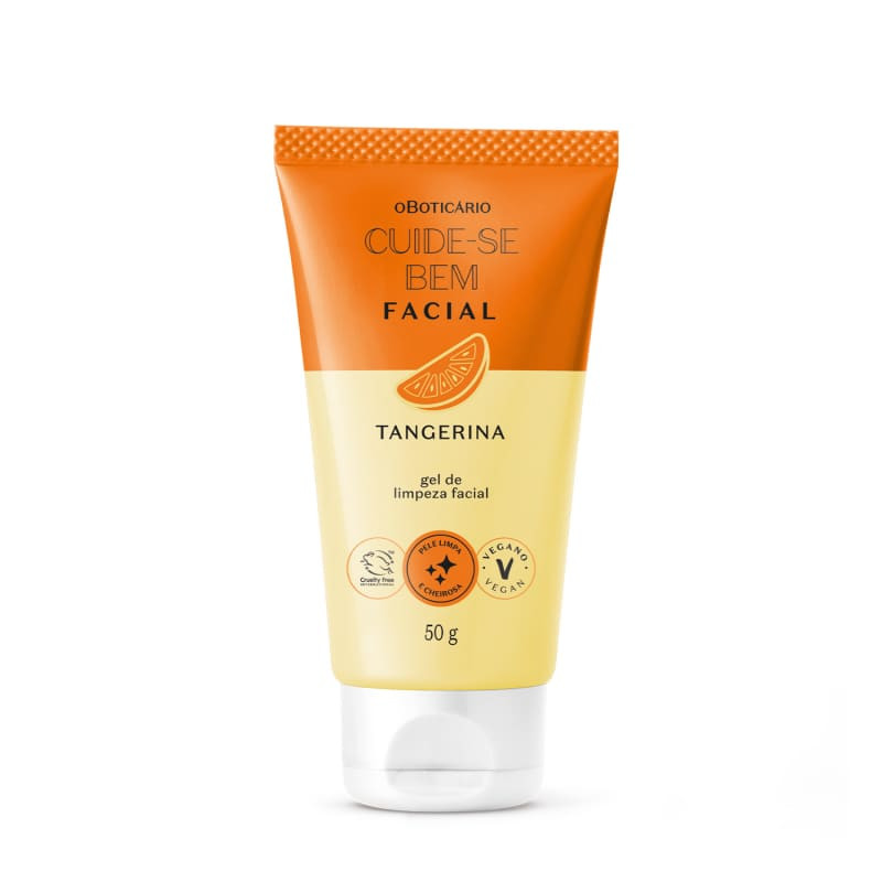 Gel de Limpeza Facial Cuide-se Bem Feira Tangerina 50g | O Boticário | oBoticario (BR)