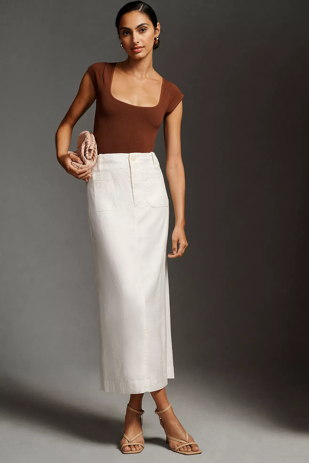 The Colette Maxi Skirt by Maeve: Linen Edition | Anthropologie (US)