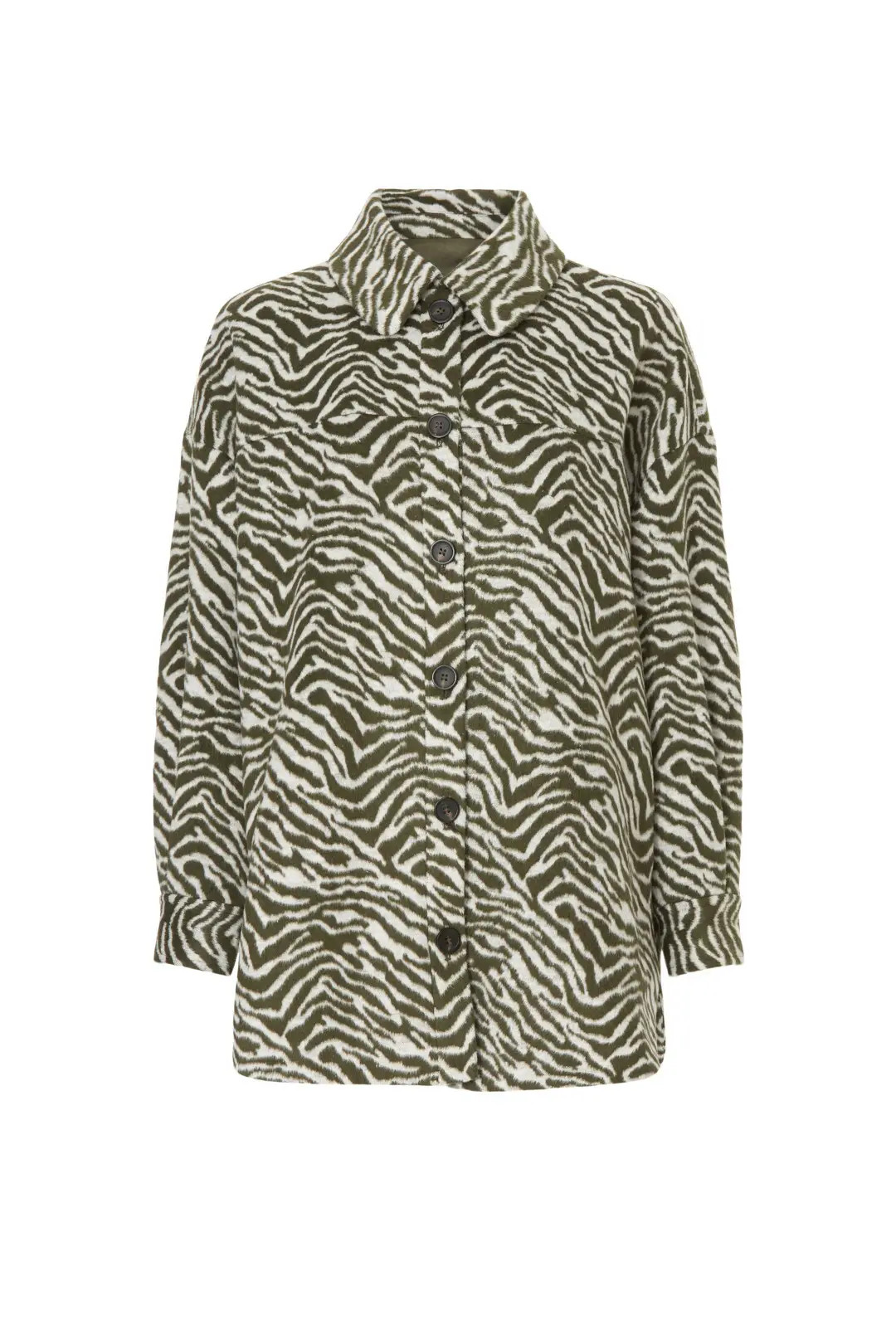 Green Zebra Shacket | Rent the Runway