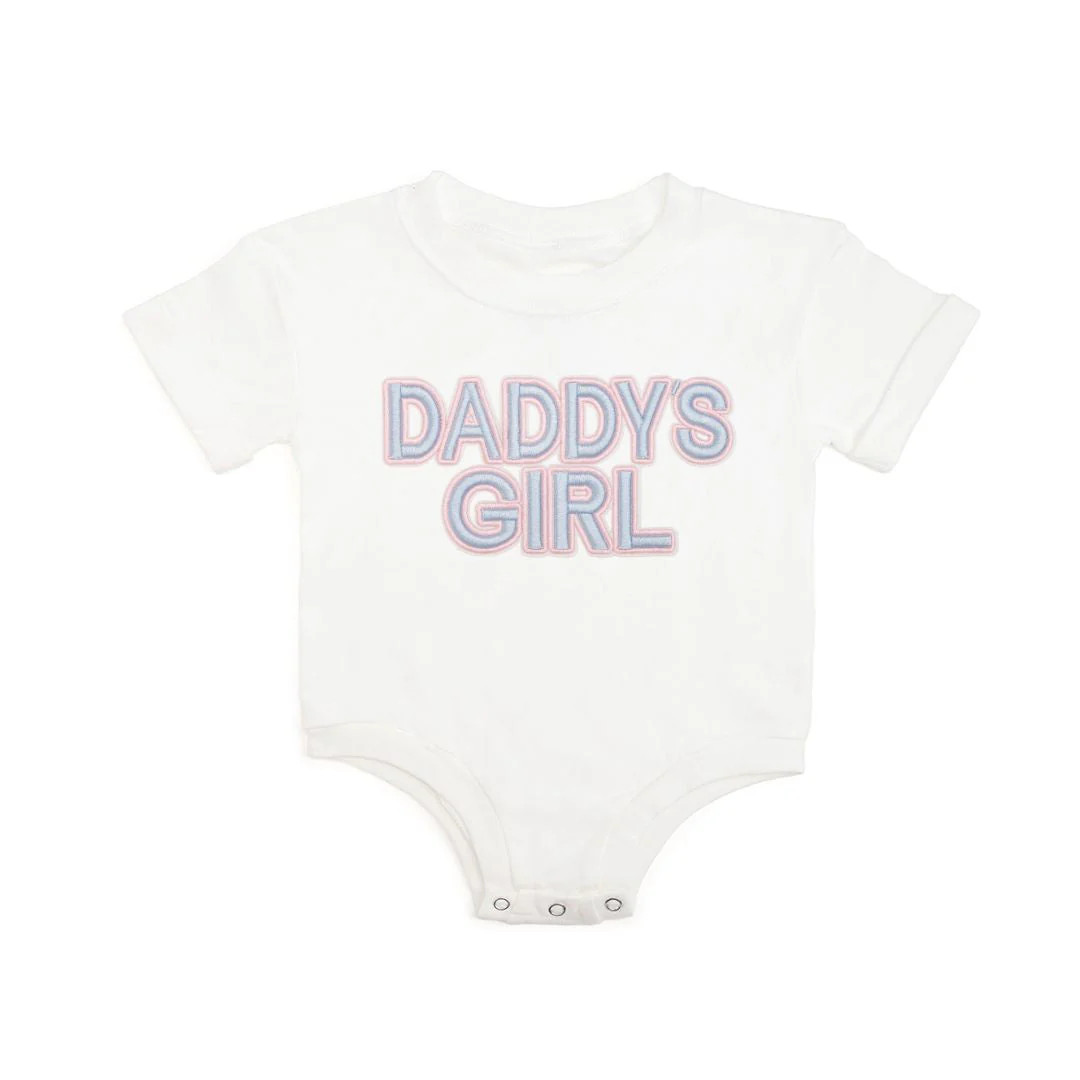 Daddy's Girl Patch Short Sleeve Romper | Sweet Wink