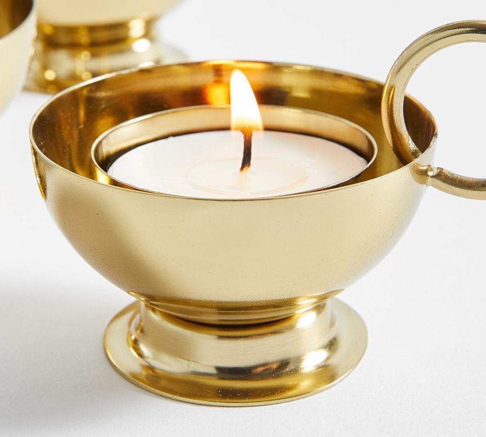 Diwali Tealight Candleholders - Set of 4 | Pottery Barn (US)