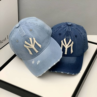 Y2k Unisex New York NY Baseball Men Women Hat Sport Snapback Denim Cap  | eBay | eBay UK