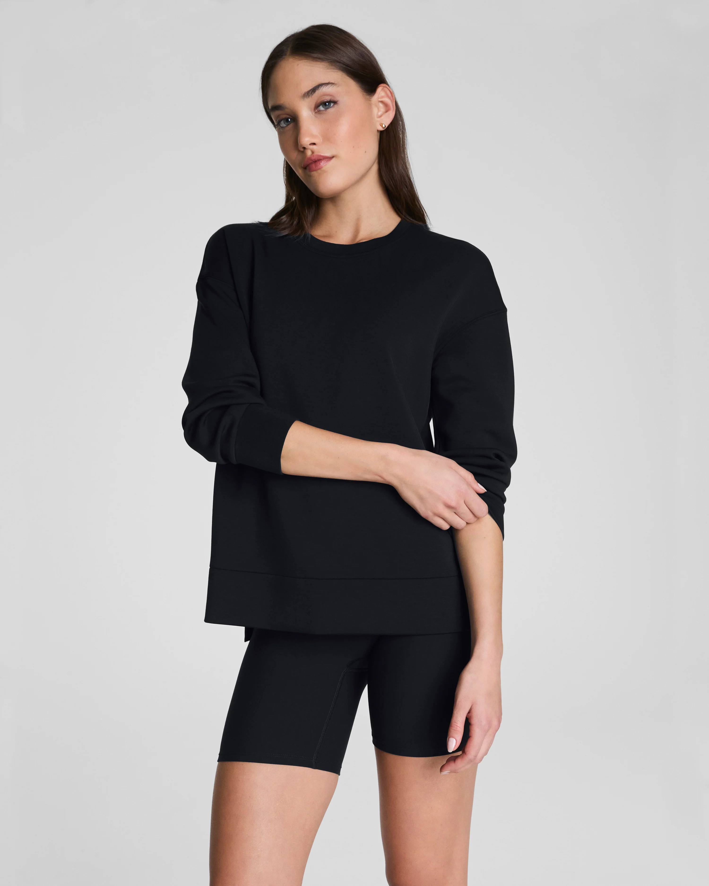 AirEssentials Crewneck Tunic with Booty Coverage | SPANX | Spanx