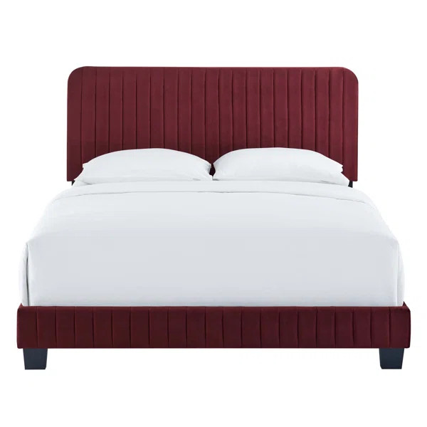 Cerelly Tufted Upholstered Low Profile Standard Bed | Wayfair North America