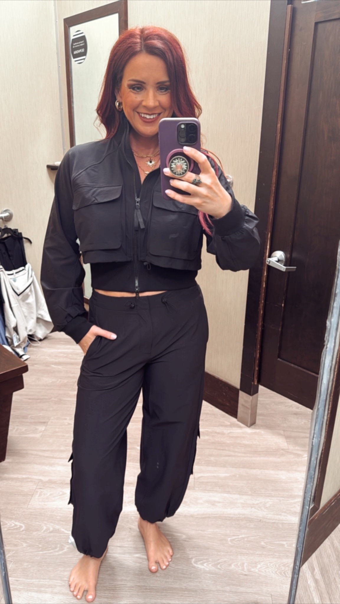 Cropped zip-up jackets with the utility pockets adds a cool, structured touch. 

#LTKActive