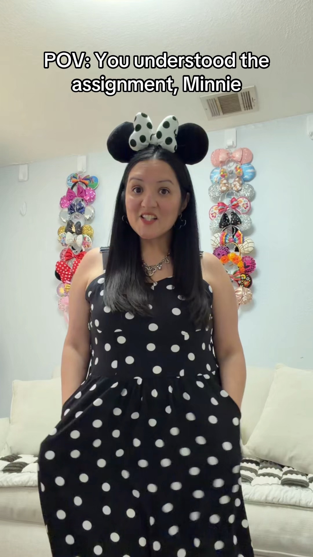 Minnie bounding but make it chic ✨🖤

This gorgeous black and white polka dot dress from Bloomchic is giving all the classic Minnie vibes! I love how flattering and flowy it is — perfect for twirling down Main Street or posing for castle pics. Paired with my Minnie ears and a bold red lip, it’s the ultimate timeless Disney look. ❤️🎀

The fit is comfortable, the silhouette is so feminine, and it’s one of those pieces you can wear in the parks or dress up for dinner after.

✨ It’s linked in my LTK for easy shopping! ✨

#MinnieBounding #DisneyStyle #Bloomchic #DisneyOutfitInspo #DisneyFashion

#LTKootd #LTKmomlife #LTKdayinmylife