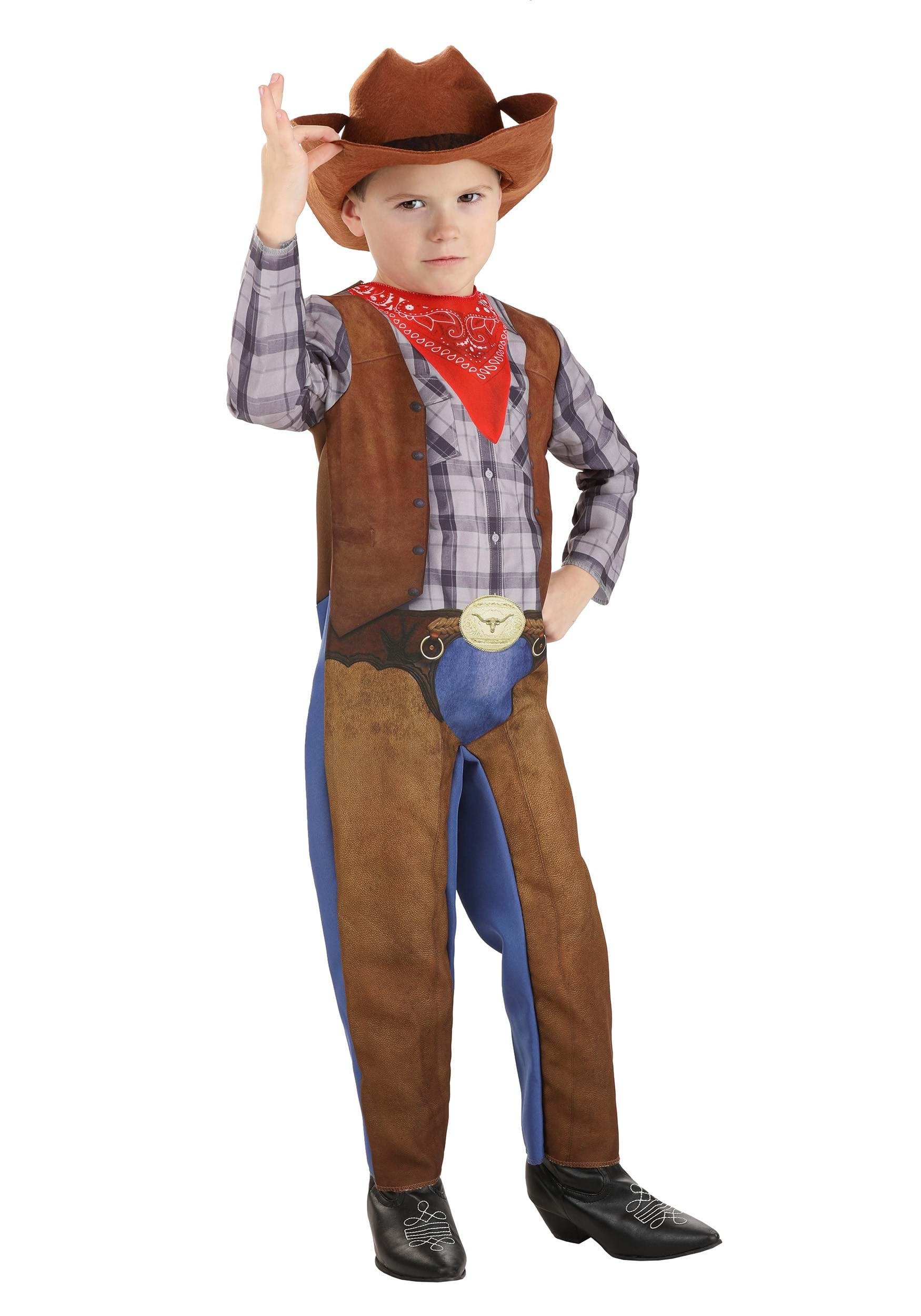 HalloweenCostumes FUN Costumes Toddler Dusty Trails Cowboy Costume Kid's Cowboy Costumes 12/18MO Polyester | FUN5712TD-18MO | Lowe's