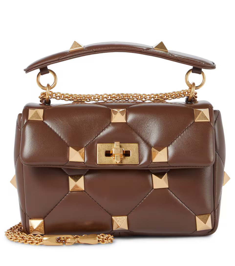 Roman Stud Medium leather shoulder bag | Mytheresa (US/CA)