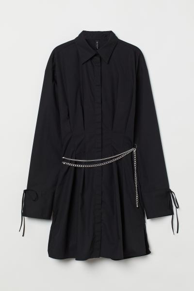 Chain-belt shirt dress | H&M (UK, MY, IN, SG, PH, TW, HK)