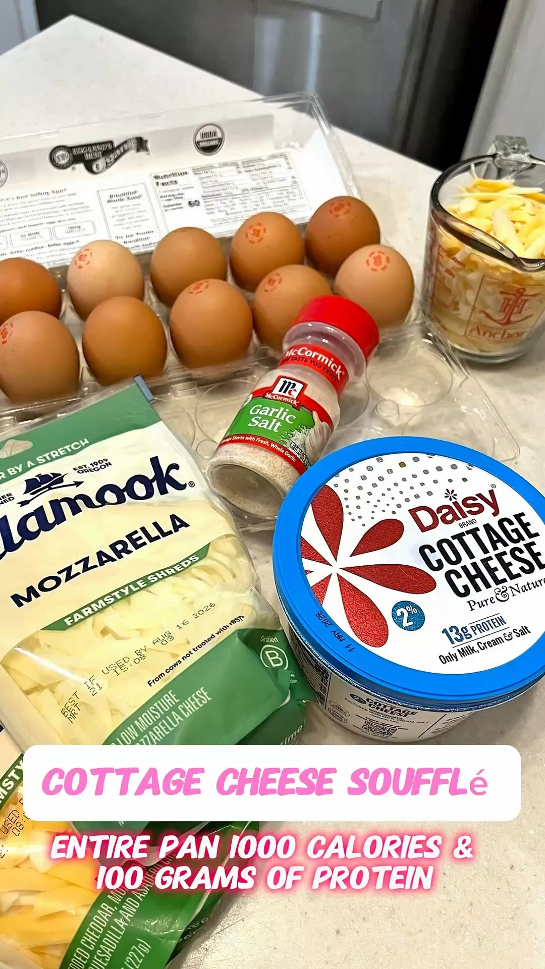 Tried a new recipe this evening. If you’re looking for a high protein option, this is delicious as a side for dinner!

Cottage Cheese Soufflé 

16oz cottage cheese
4 large eggs
8oz shredded cheese
Garlic salt
Pinch of Baking Soda

Grease pan and bake at 350 for 50 minutes.

Yummy!

#LTKSeasonal #LTKOver40 #LTKSaleAlert #LTKU #LTKHome #LTKfoodie #LTKmomlife #LTKActive #LTKmomlife #LTKdayinmylife #LTKvlog