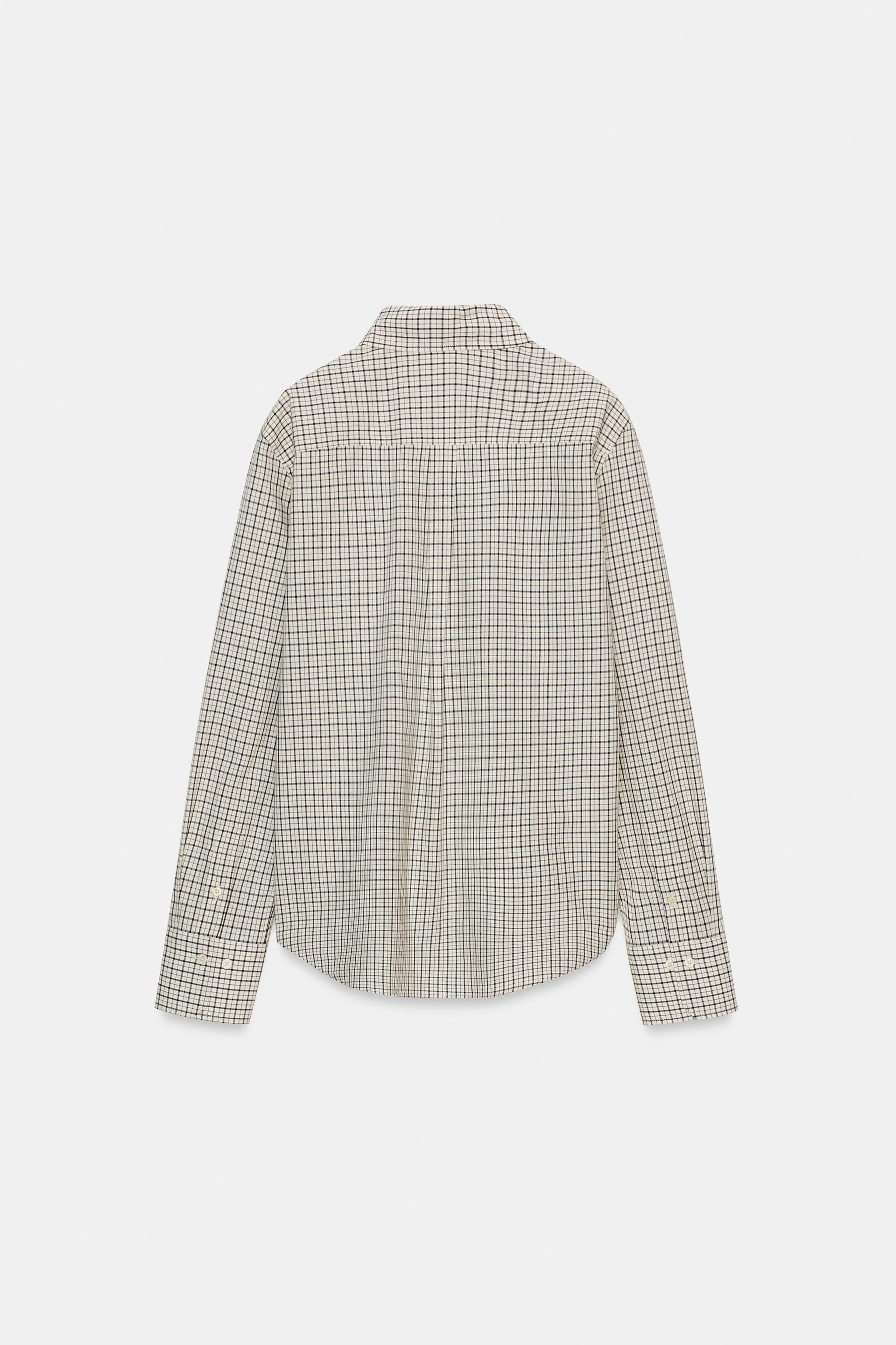ZW COLLECTION CHECK SHIRT | Zara UK