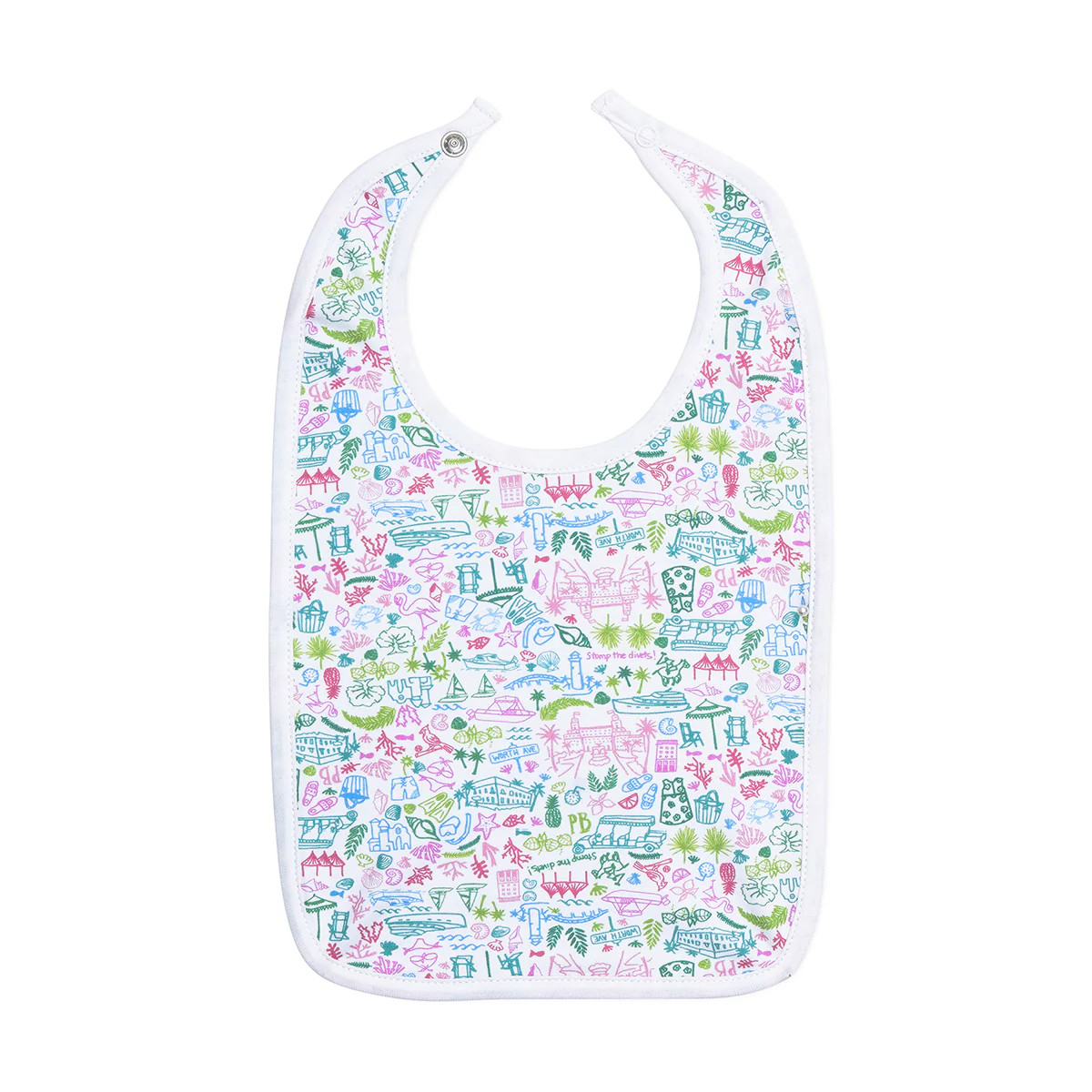 Palm Beach Baby Bib | Joy Street Kids LLC