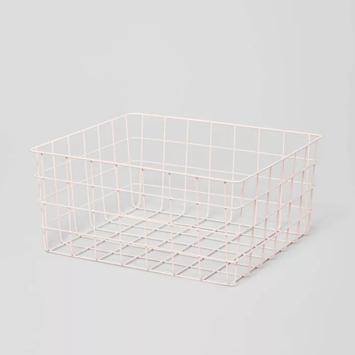 13" Rectangular Wire Decorative Basket - Brightroom™ | Target