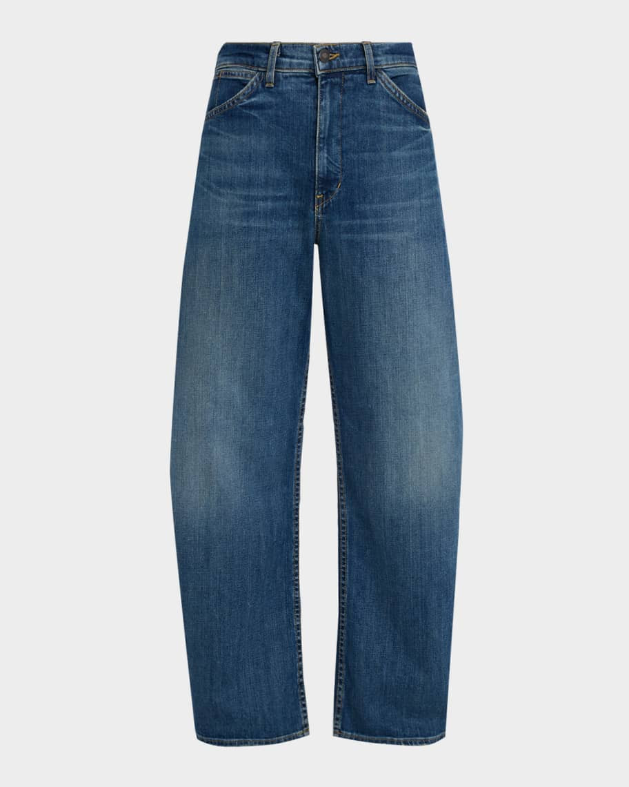 Nili Lotan Tribeca Barrel-Leg Jeans | Neiman Marcus