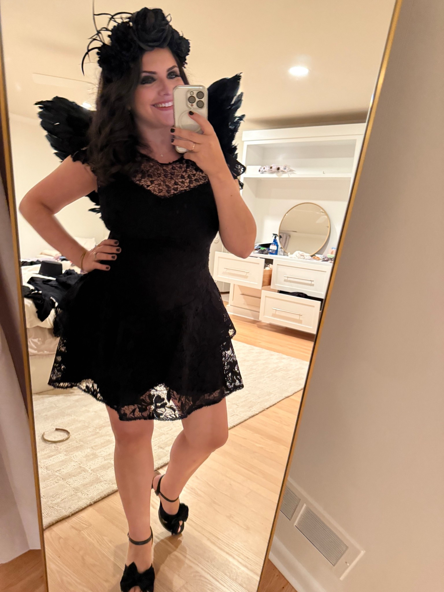 Fallen angel look! 🖤