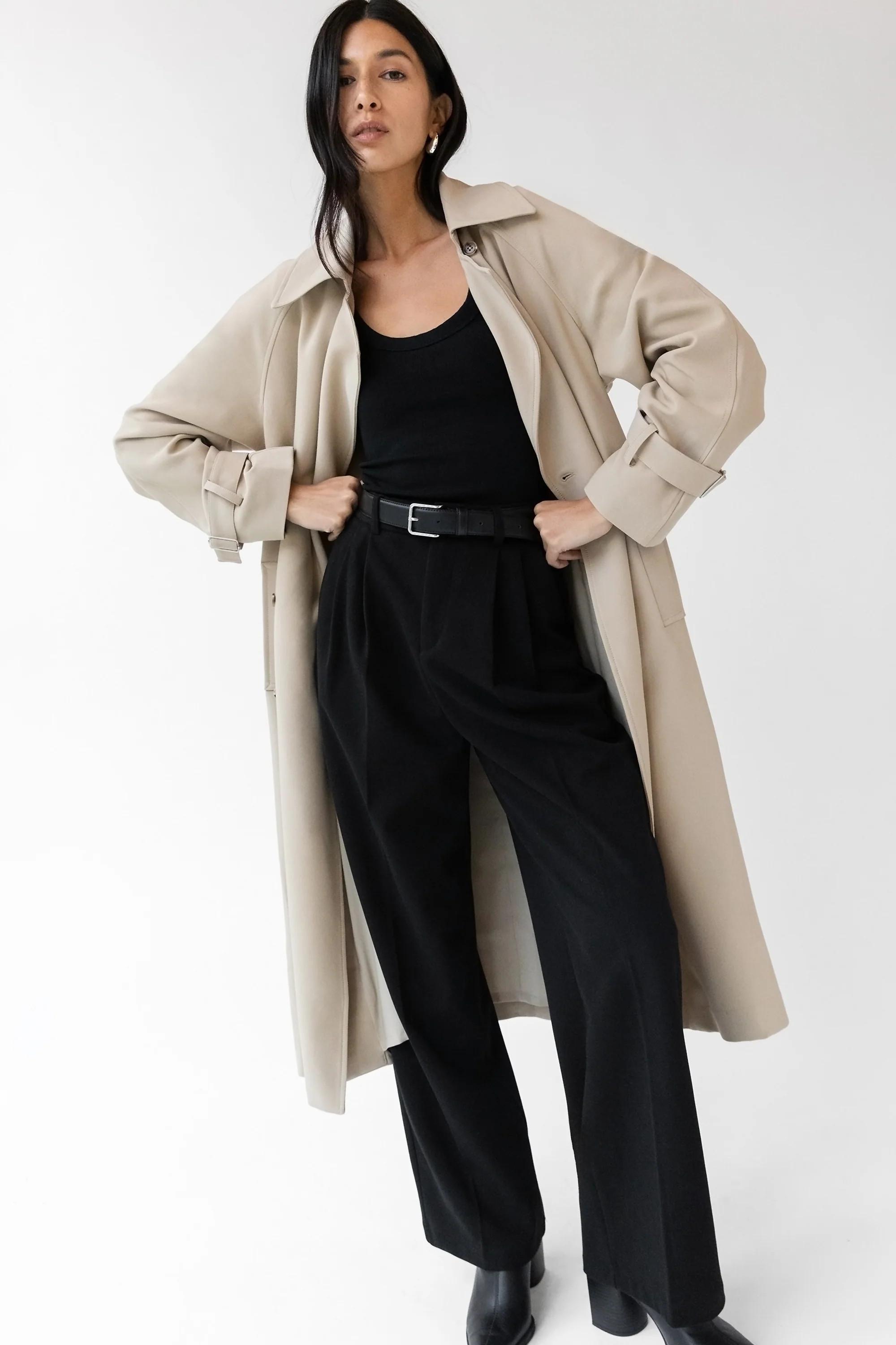 OVERSIZED TRENCH COAT | OAK + FORT