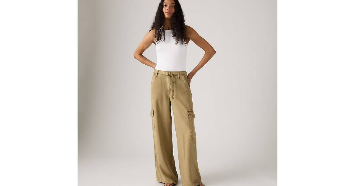 Baggy Dad Cargo Tencel™ Women's Pants | Levi's US