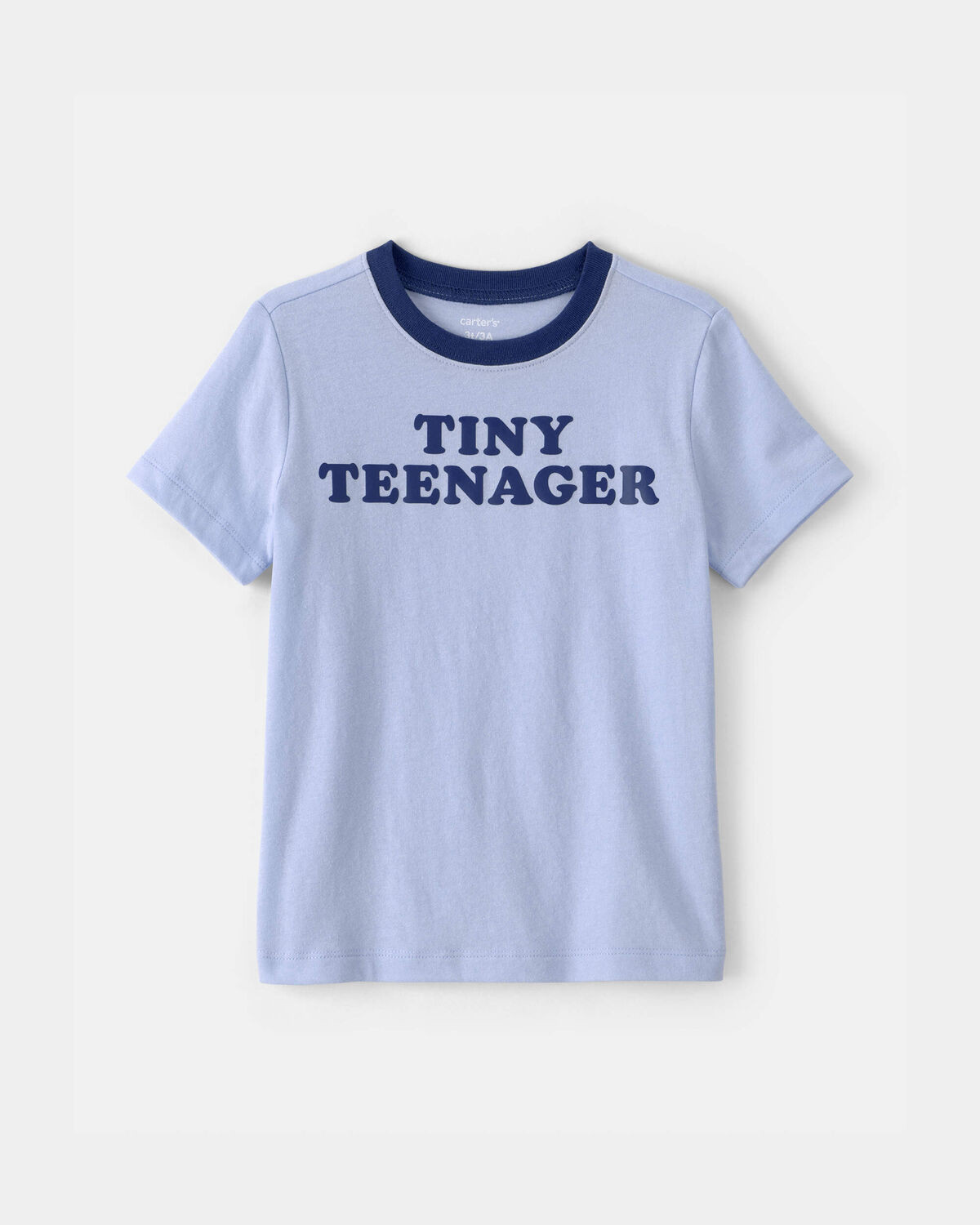 Toddler 'Tiny Teenager' Graphic Tee - Blue | Carter's Inc