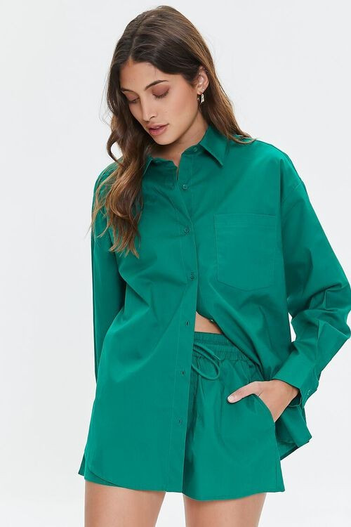 Poplin Drawstring Shorts | Forever 21 | Forever 21 (US)