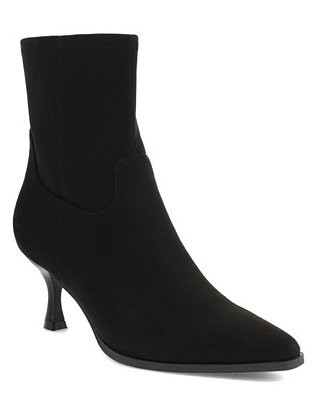 Women's Aletta Pointed Toe Kitten Heel Dress Booties | Macy's