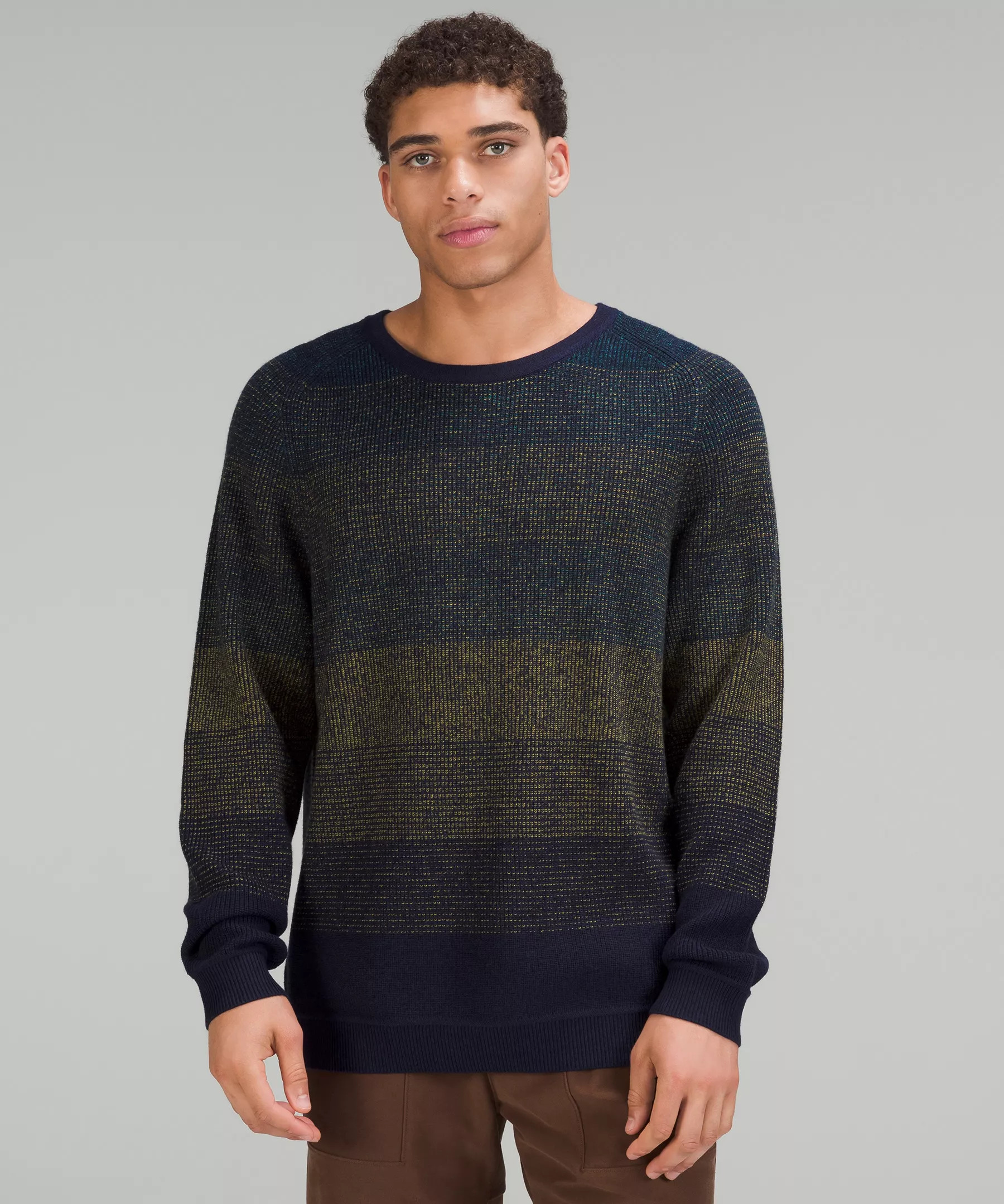 Textured Knit Crewneck Sweater | Men's Hoodies & Sweatshirts | lululemon | Lululemon (US)