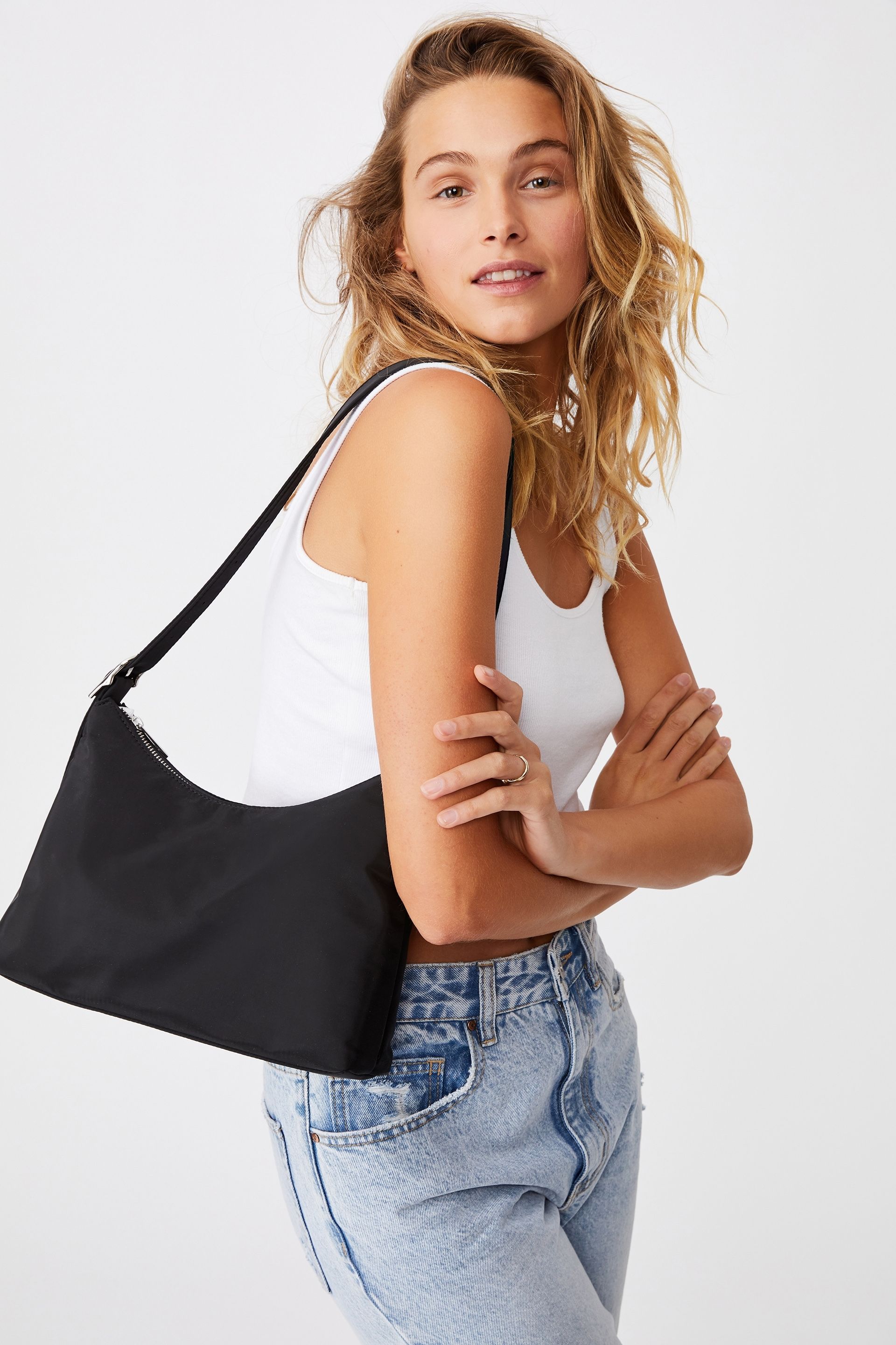 Britt Buckle Slouch Bag | Cotton On (ANZ)