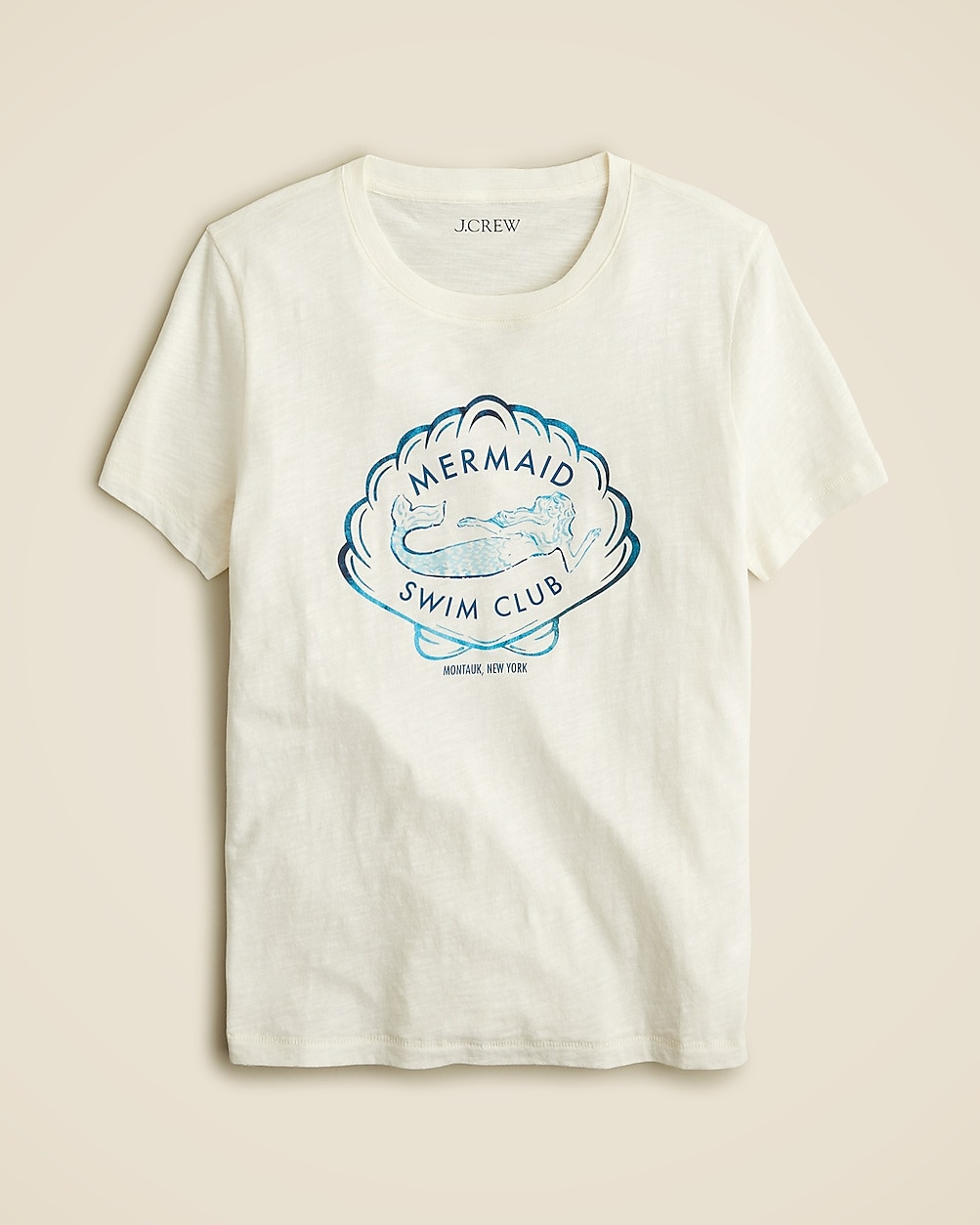 Classic-fit "mermaid swim club" graphic T-shirt | J. Crew US