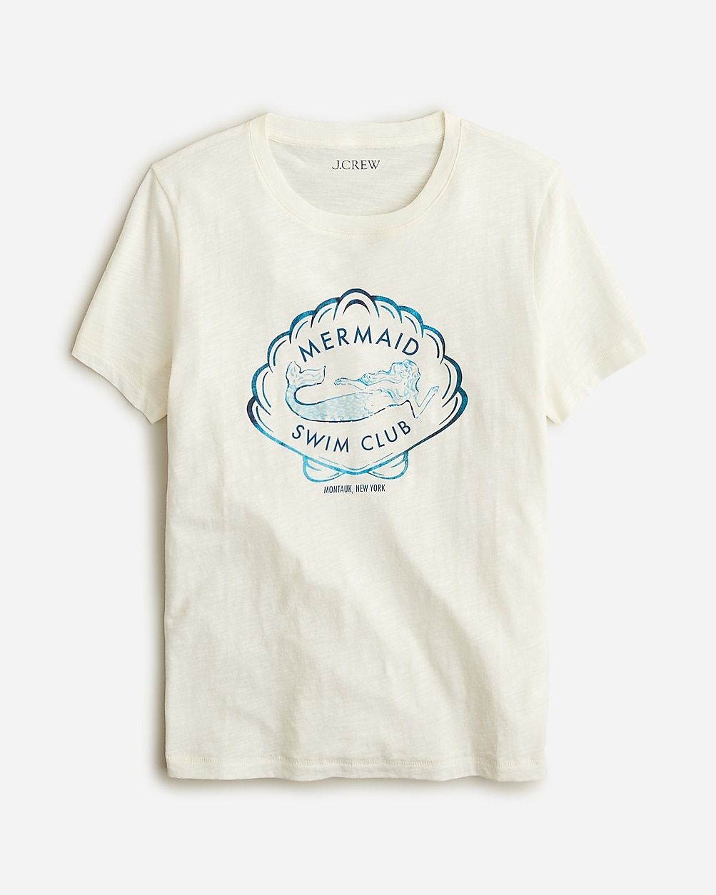 Classic-fit "mermaid swim club" graphic T-shirt | J.Crew US
