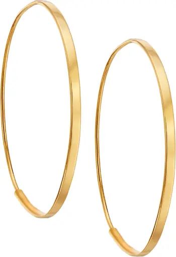 Lana Jewelry Small Flat Oval Hoop Earrings | Nordstrom | Nordstrom