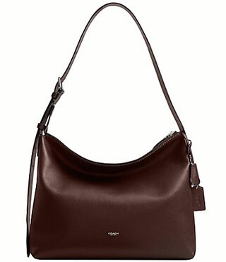 COACH Mott Medium Leather Messenger Bag - Maple | Dillard's