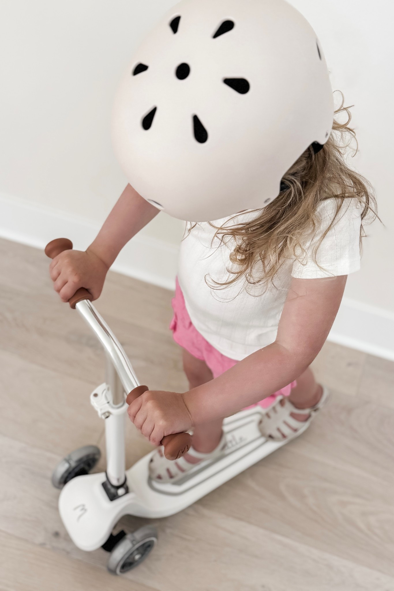 Sophie’s main birthday gift! 

There are a lot of scooters available and I really don’t think you can go wrong, you just want to find the one that works best for your child + your preferences. We chose this one because it has: 
- Three Wheels
- Foldable Functionality
- Lean to Steer
- Adjustable Height
- Light-up Wheels (for visibility)

Thankfully, Sophie’s helmet still fits from last year, but I’ve linked a few other scooter AND helmet options that we heavily considered.

#LTKKids #LTKParties