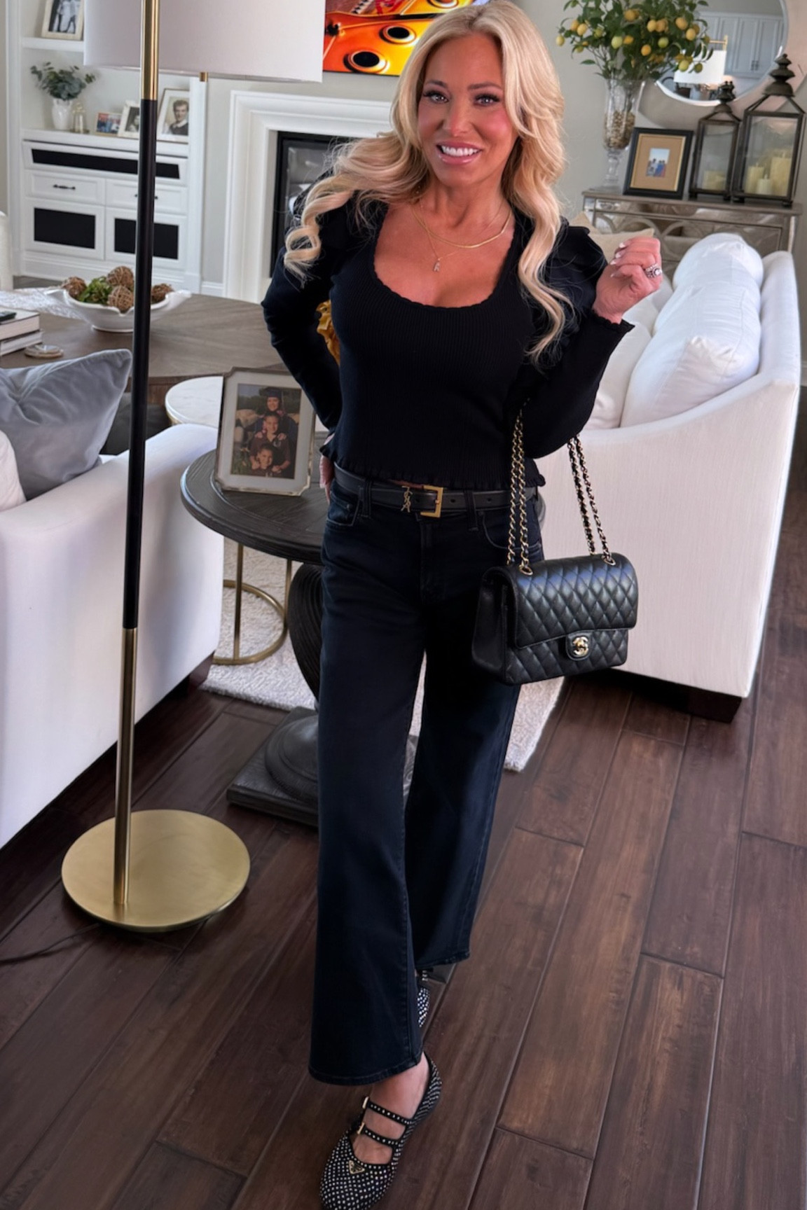 An all black look is my go-to 🖤 

#LTKOver40 #LTKStyleTip #LTKPetite