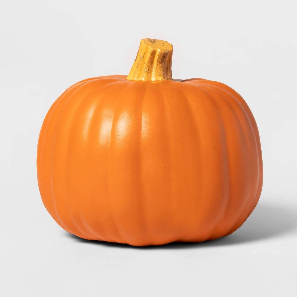 Halloween 9"" Pumpkin Halloween Décor Orange - Hyde & EEK! Boutique | Target