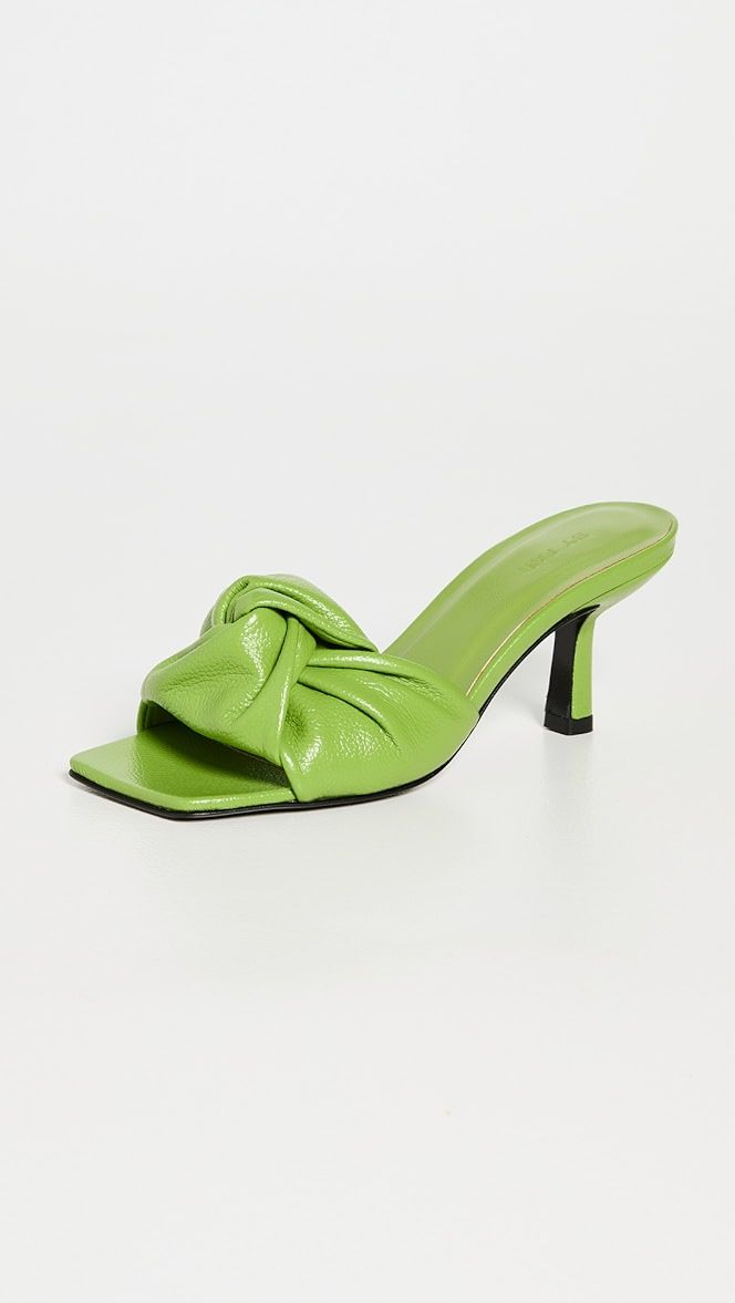 Lana Pistachio Gloss Grained Sandals | Shopbop
