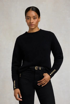 Tori Crew Neck Knit (Black) | Holland Cooper