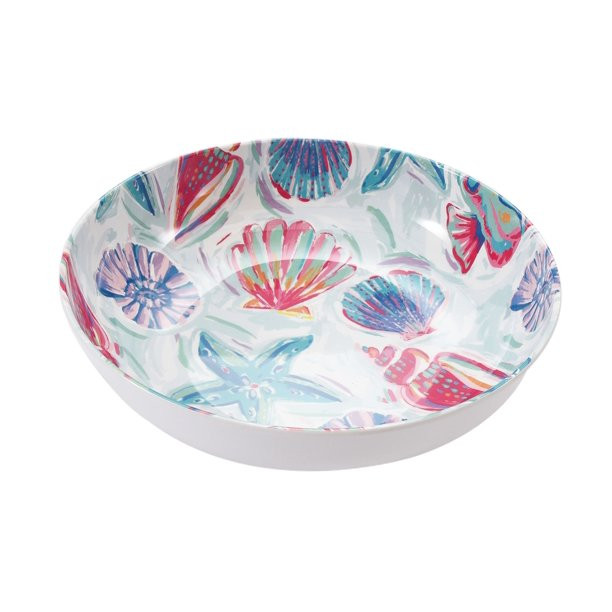 Mainstays Summer Melamine Cereal Bowl, Sealife | Walmart (US)