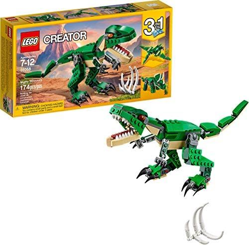 LEGO Creator 3in1 Mighty Dinosaurs 31058 Building Toy Set for Kids, Boys, and Girls Ages 7-12 (17... | Amazon (US)