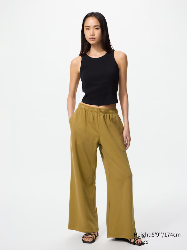 Wide Sweat Trousers | UNIQLO (UK)